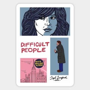 Difficult People as a Graphic Novel Fanart Magnet